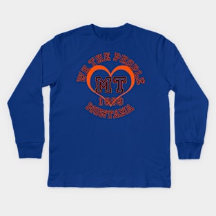 Show your Montana pride: Montana gifts and merchandise Kids Long Sleeve T-Shirt